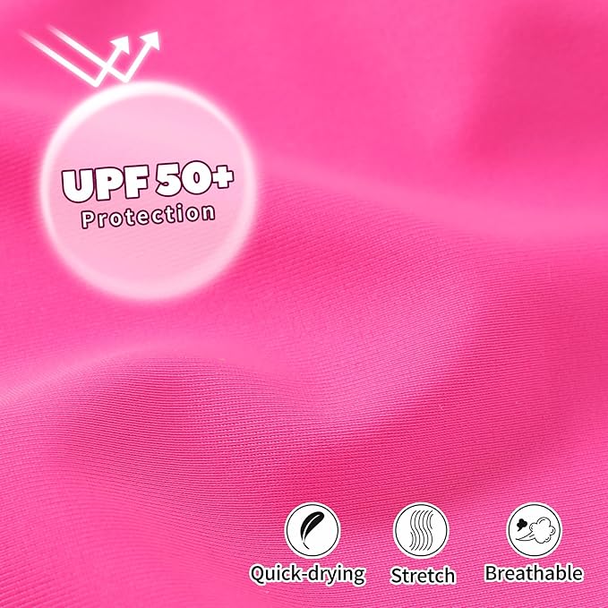 Happy Town Toddler Swimsuit Girl One Piece Bathing Suit Color Block Swimwear Baby Summer Beach Wear