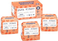 Pura Hypoallergenic Diapers, Size 2 (7-13 lbs) Totally Chlorine Free, Wetness Indicator, Suitable for Sensitive Skin, Soft Organic Cotton, Overnight, 3 Packs of 29 (87 Baby Diapers)