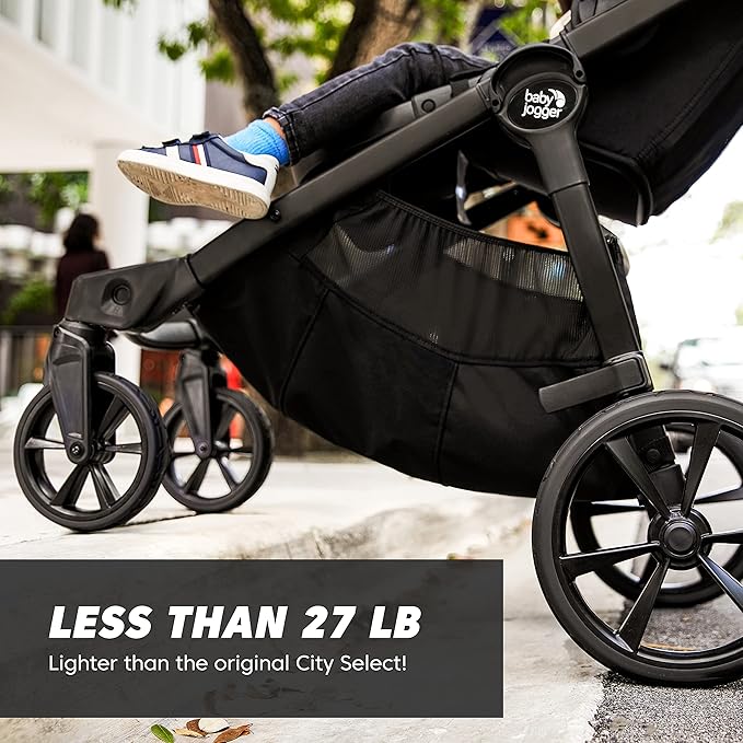 Baby Jogger City Select 2 Single-to-Double Modular Stroller Radiant Slate