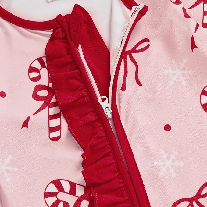 CIYCUIT Baby Girls Cactus Footies Newborn Zip Up Onesie Romper