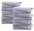 16 Pack Burp Cloths for Baby - 20" by 10" Ultra Absorbent Burping Cloth, Newborn Towel - Milk Spit Up Rags - Burpy Cloths for Unisex, Boy, Girl - Burp Cloths Set (Grey)