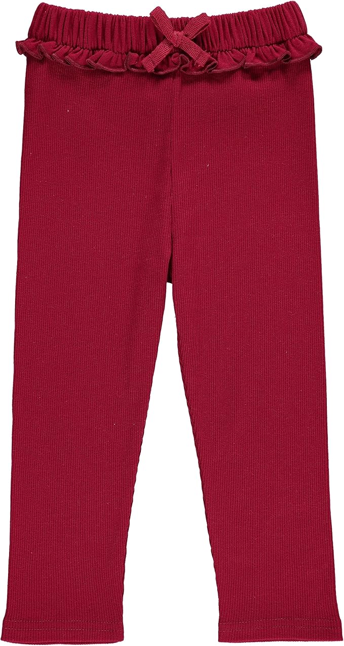 Cudlie 5-Pack Baby/Toddler Girls Joggers - Lounge Pants, Active Sweatpants Sweats - Fashion Joggers for Girls