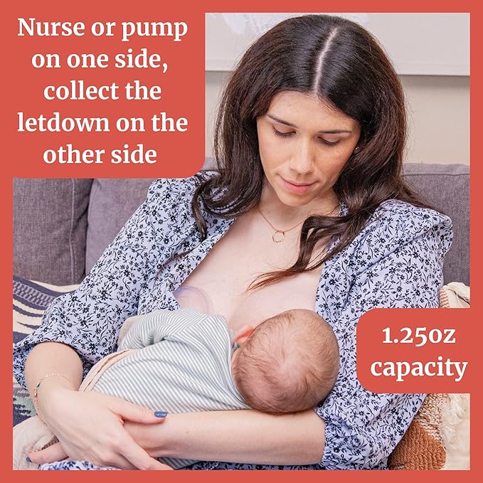 Idaho Jones Breast Milk Collector Shells | Soft Milk Catchers | Don't Waste Your Milk in Nursing Pads, Save it with Milk-A-Save | Recolector de Leche Materna