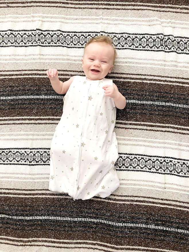 Baby Wearable Blanket - Baby Sleep Sack 100% Cotton - Sleep Sack 3-6 Months - Comfy Soft Lightweight, 2-Pack Set Gender Neutral Grey