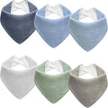 Muslin Baby Bibs Baby Drool Bandana Bibs for Baby Girls Boys Infant Newborn Toddler Drooling and Teething