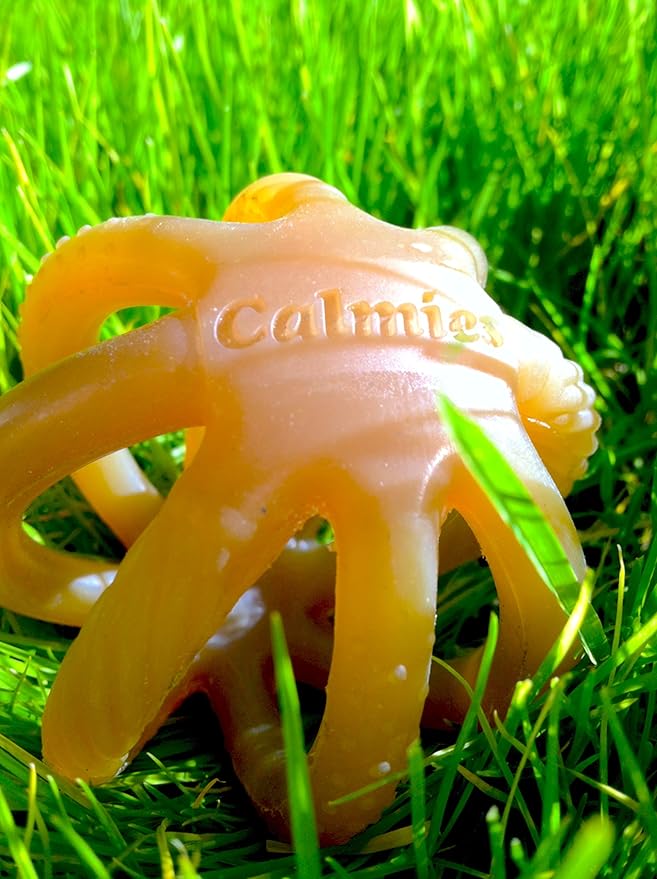 Teether for Babies Without BPA, 100 Percent Natural Rubber Toy for Infants, Plant Based, No Parabens, No PVC, and No Phthalates, Unscented