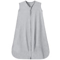 Baby Sleep Sack 12-18 Months Baby Wearable Blanket 100% Rayon Cotton 2-Way Zipper Toddler Sleeping Sack，Comfy Soft Lightweight TOG 0.3(grey)
