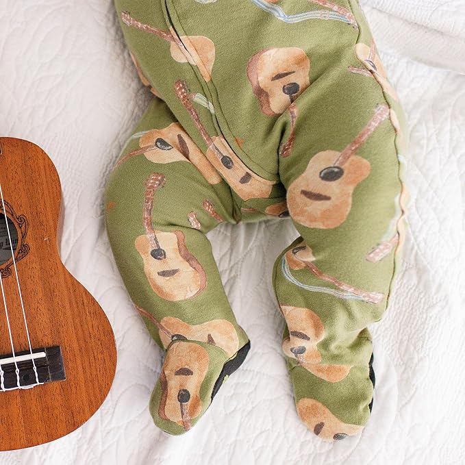 Burt’s Bees Baby Boys' One-Piece Sleep and Play 100% Organic Cotton PJs