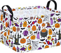 Ghost Happy Halloween Kids Gift Shelf Storage Basket Organizer Box Clothes Laundry Hamper Toys Nursery Basket Baby Laundry Basket with Handles