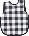 BapronBaby Animal Prints Bapron - No Neck Tie Safer Bib - Baby & Toddler - Soft Waterproof - PVC, BPA & Phthalate Free - 6m+