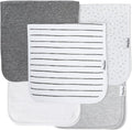 5-Pack Organic Cotton Burp Cloths – Large, Ultra-Soft 3-Layer Towels for Burping, Shoulder & Hand Use, Highly Absorbent