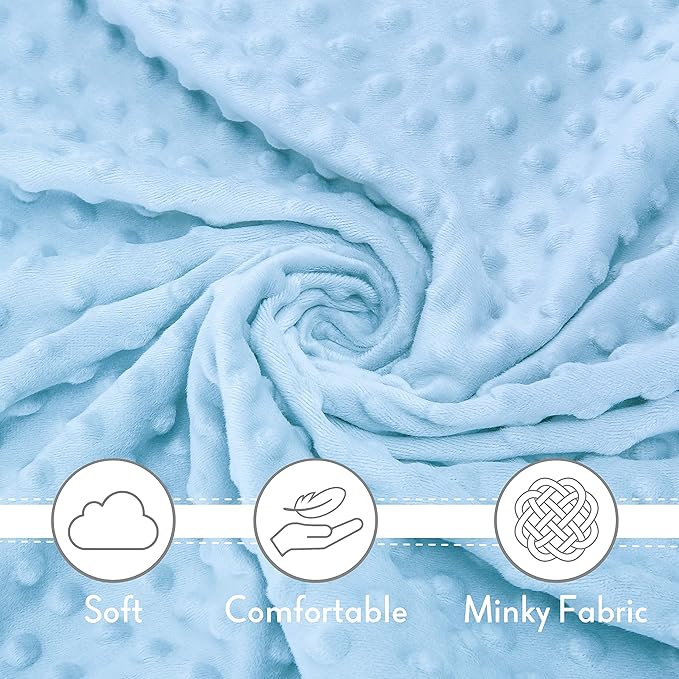 Pro Goleem Loveys for Babies - Soft Security Blanket Baby Snuggle Toy Newborn Stuffed Animals Baby Gifts for Boys and Girls, Triceratops Dinosaur, 16 Inch