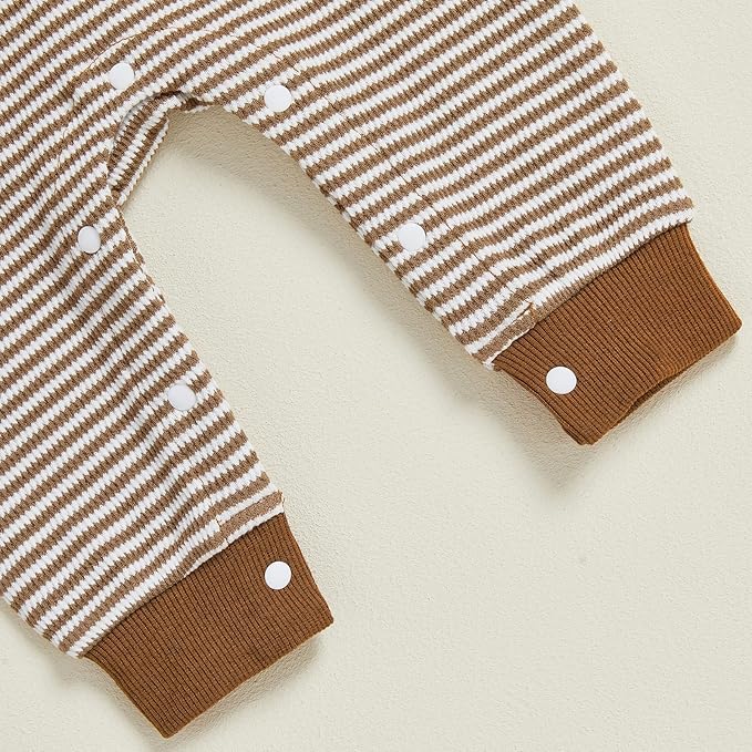 Kuriozud Newborn Infant Unisex Baby Boy Girl Clothes Button Romper Jumpsuit Basic One Piece Outfits