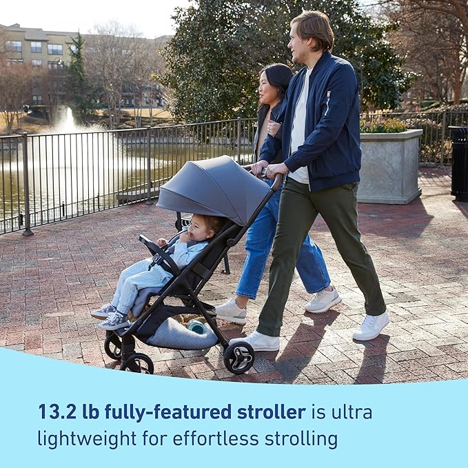 Graco Ready2Jet Compact Stroller – Overhead Friendly Compact Travel Stroller with Automatic Fold, Splatter Art