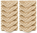 Muslin Burp Cloths 100% Cotton Large 20''x10'' Extra Soft and Absorbent Baby Wash Cloths Spit Up Rags - Baby Burping Cloth for Boys Girls Items(12 Pack Brown)